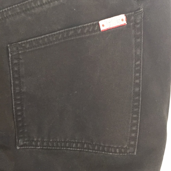Black denim bootlegs with lace front - Picture 8 of 9